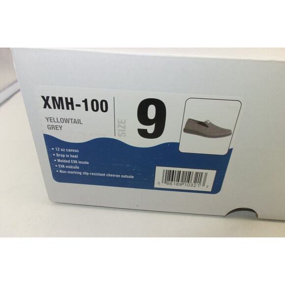 NEW Xtratuf Yellowtail Slip On Shoe Boat Deck Shoes Gray Men's 9 - Picture 2 of 7